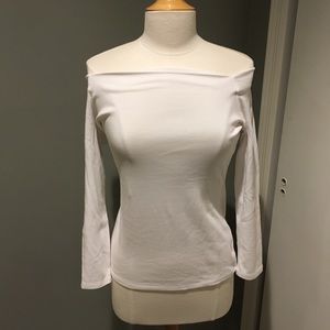 J Crew Off the Shoulder Shirt